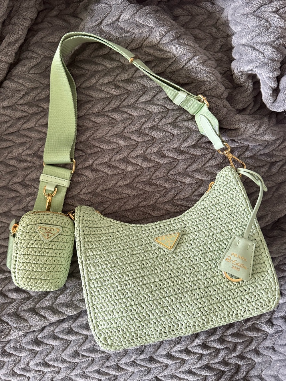 NWOT Prada Raffia Re Edition - Picture 3 of 8
